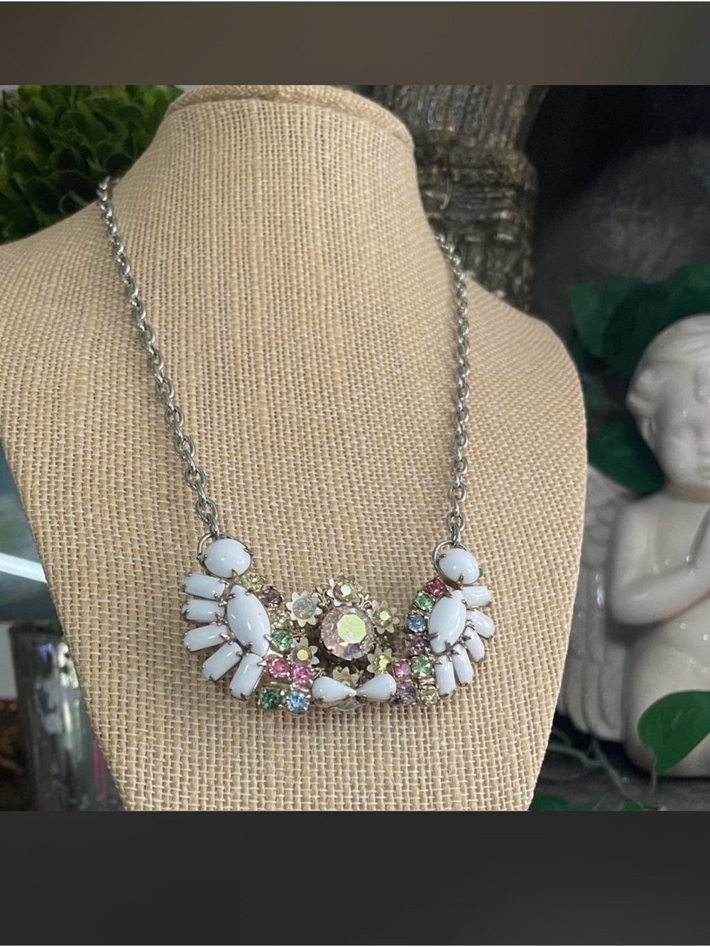 Repurposed Vintage Brooch Statement Necklace